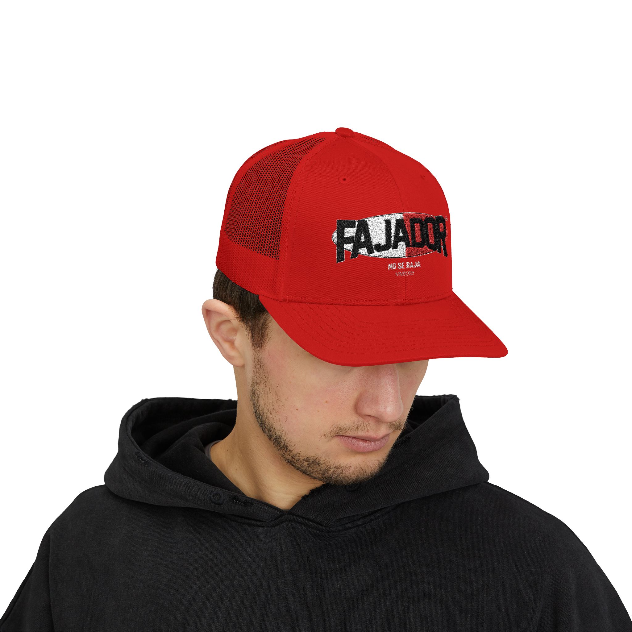 Fajador "No Se Raja" Gorra Trucker Snapback Bordada - Ajuste Ajustable - Imagen 7