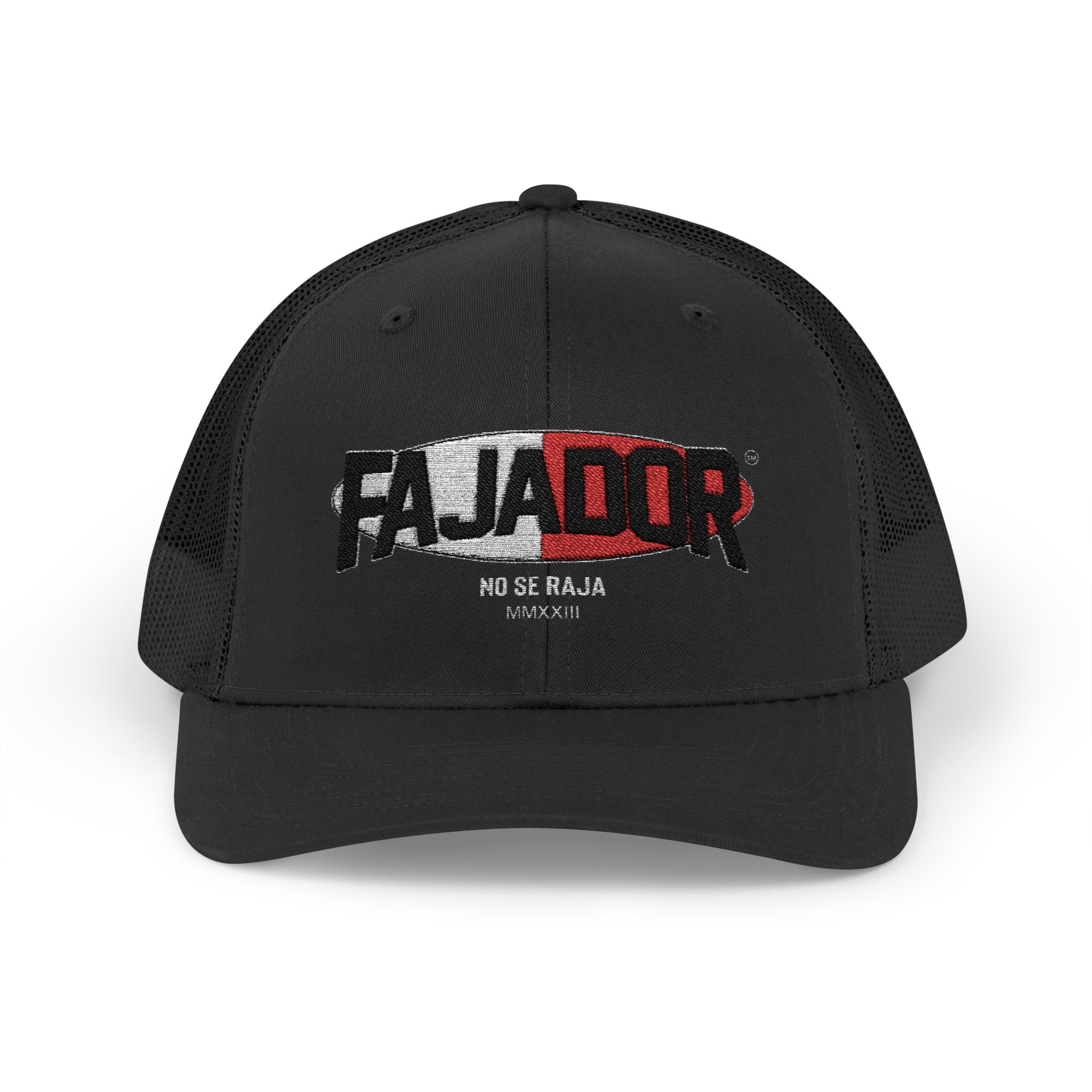 Fajador "No Se Raja" Gorra Trucker Snapback Bordada - Ajuste Ajustable